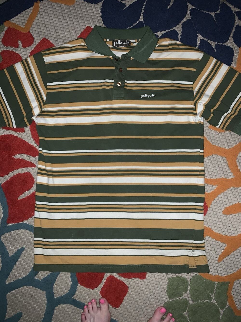 Pelle Pelle Y2K Polo Shirt Mens XL Cotton Casual